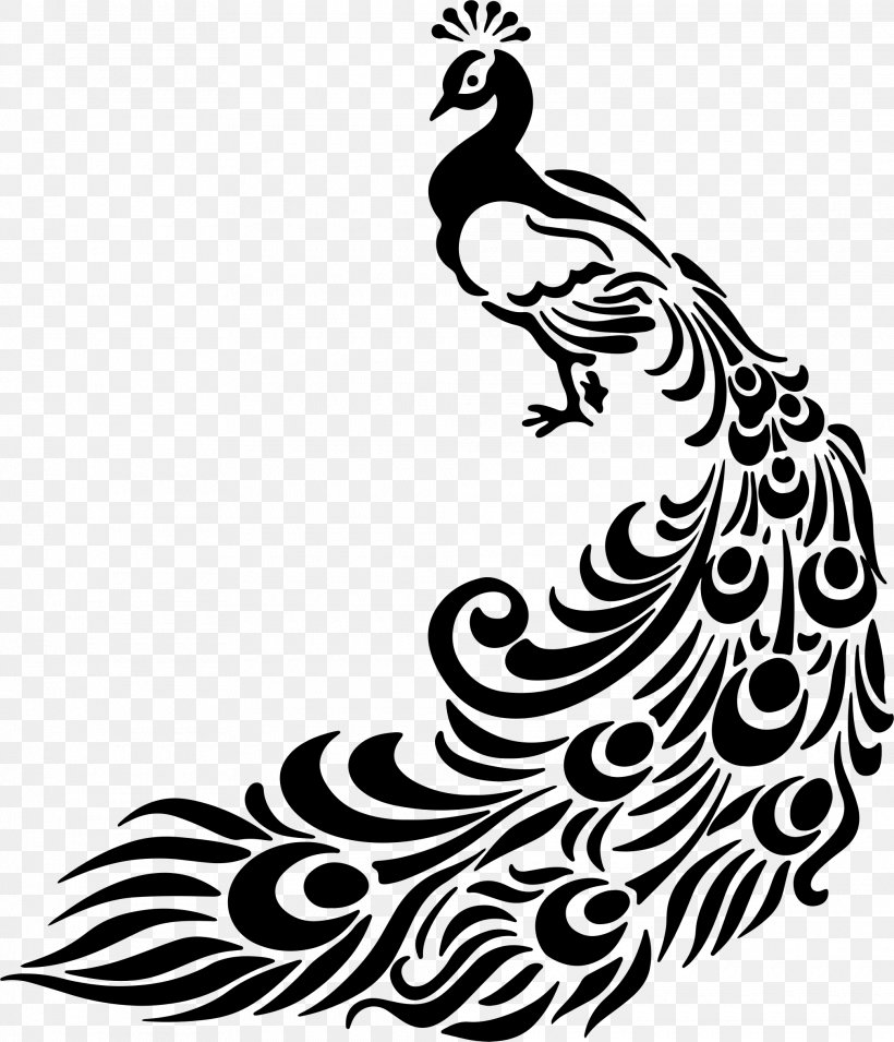 Line Art Peafowl Drawing Clip Art, PNG, 2020x2354px, Line Art, Art, Artwork, Beak, Bird Download Free