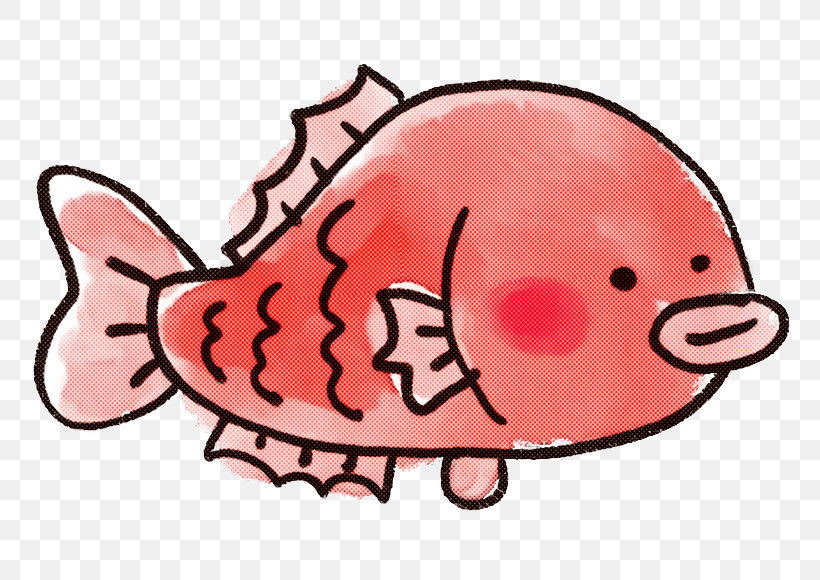 Fish Pink Cartoon Fish Mouth, PNG, 800x580px, Fish, Cartoon, Mouth, Pink Download Free