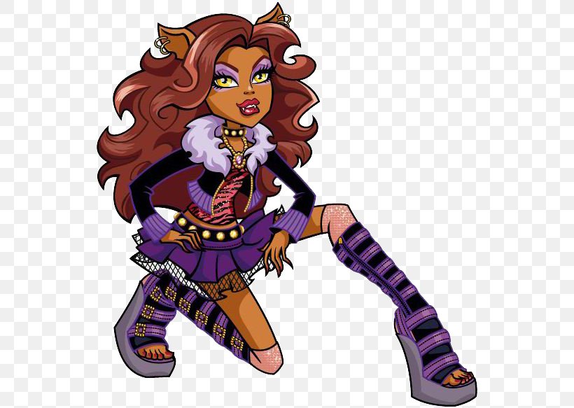 Monster High Original Gouls CollectionClawdeen Wolf Doll Gray Wolf, PNG, 548x583px, Clawdeen Wolf, Art, Doll, Fictional Character, Gray Wolf Download Free
