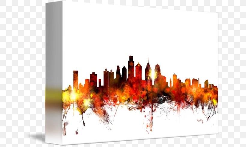 Philadelphia County, Pennsylvania Mural Skyline Canvas, PNG, 650x489px, Philadelphia, Art, Canvas, Canvas Print, Cityscape Download Free