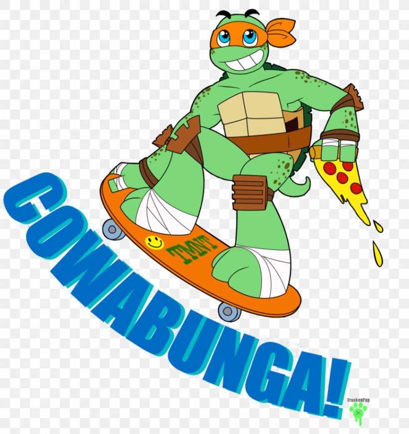 Cowabunga Teenage Mutant Ninja Turtles Cartoon Clip Art, PNG, 867x922px, Cowabunga, Animal, Area, Art, Artwork Download Free