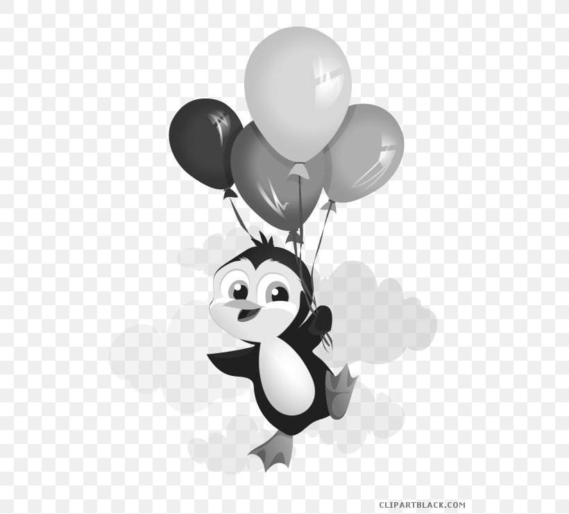 Penguin Clip Art Bird Cartoon Illustration, PNG, 540x741px, Penguin, Animal, Animation, Balloon, Bird Download Free