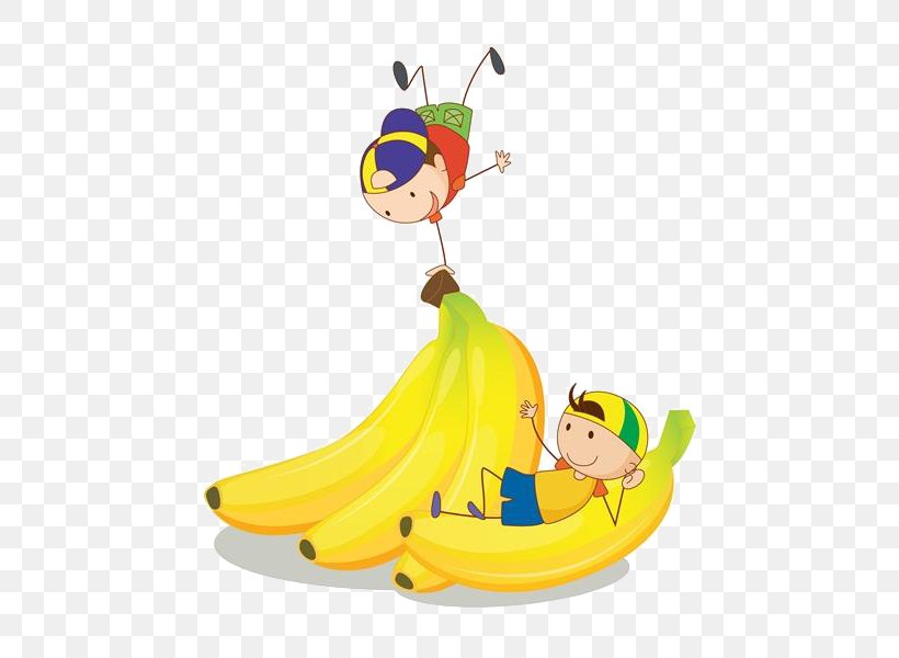 Banana Child Illustration, PNG, 570x600px, Banana, Art, Banana Family, Cartoon, Child Download Free