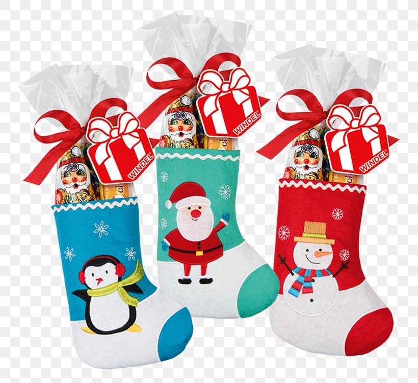 Christmas Stockings Santa Claus Windel GmbH & Co. KG Saint Nicholas Day, PNG, 750x750px, Christmas Stockings, Bag, Barbie, Chocolate, Christmas Download Free