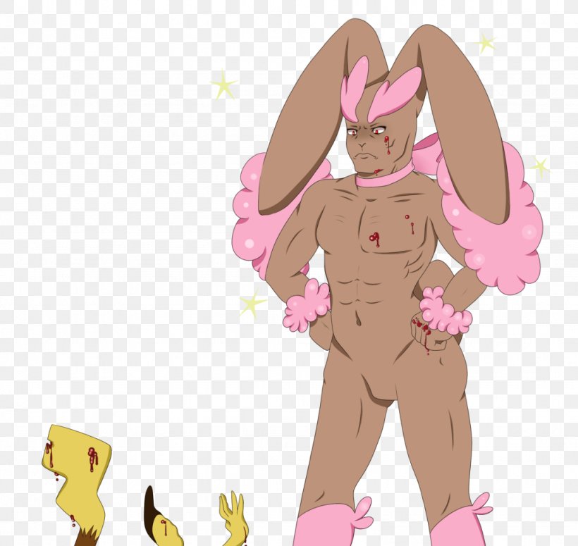 Rabbit Lopunny Pokémon Buneary Pikachu, PNG, 1024x968px, Watercolor, Cartoon, Flower, Frame, Heart Download Free
