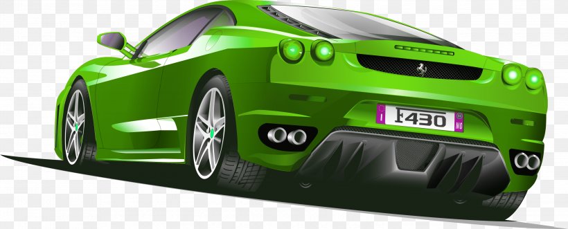 Sports Car Ferrari Clip Art, PNG, 2890x1170px, Ferrari, Automotive Design, Automotive Exterior, Brand, Bumper Download Free