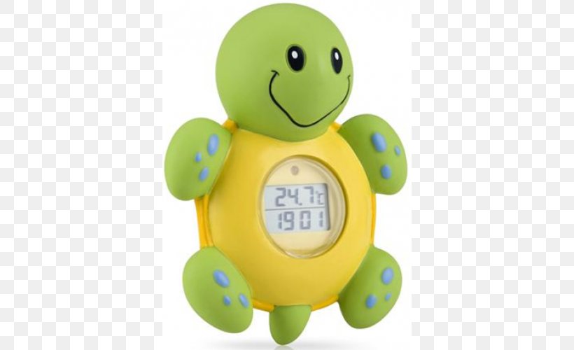 Turtle Thermometer Clock Bathtub Temperature, PNG, 500x500px, Turtle, Alarm Clock, Baby Toys, Bathing, Bathtub Download Free