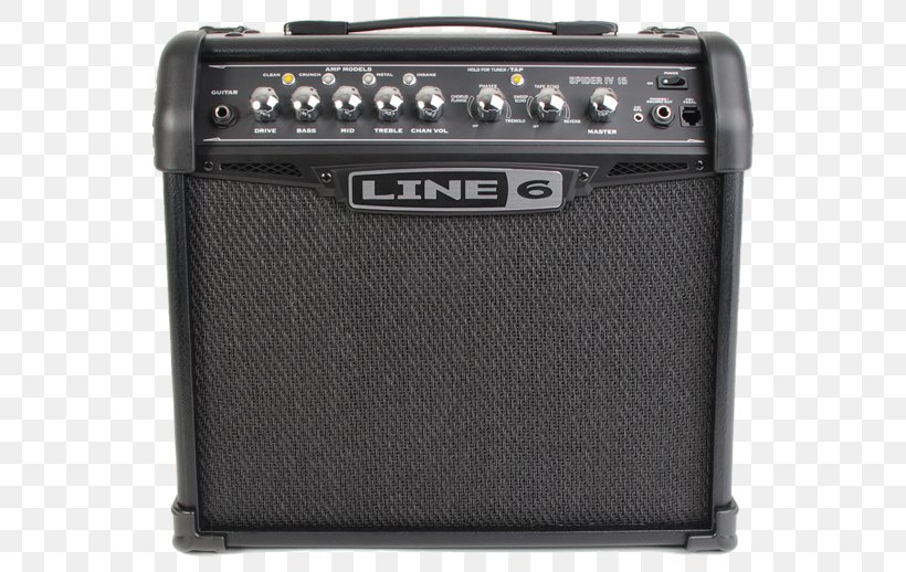 Guitar Amplifier Line 6 Spider IV 15 Electric Guitar, PNG, 666x518px, Guitar Amplifier, Amplifier, Amplifier Modeling, Audio, Effects Processors Pedals Download Free