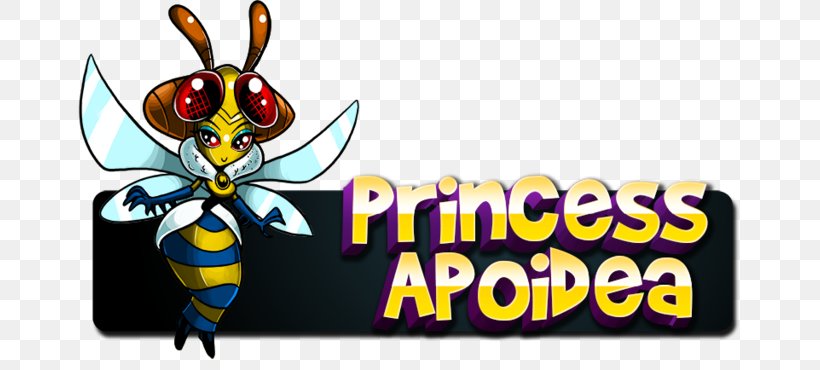 Honey Bee Translation Princess Character Logo, PNG, 700x370px, Honey Bee, Bee, Brand, Cartoon, Character Download Free