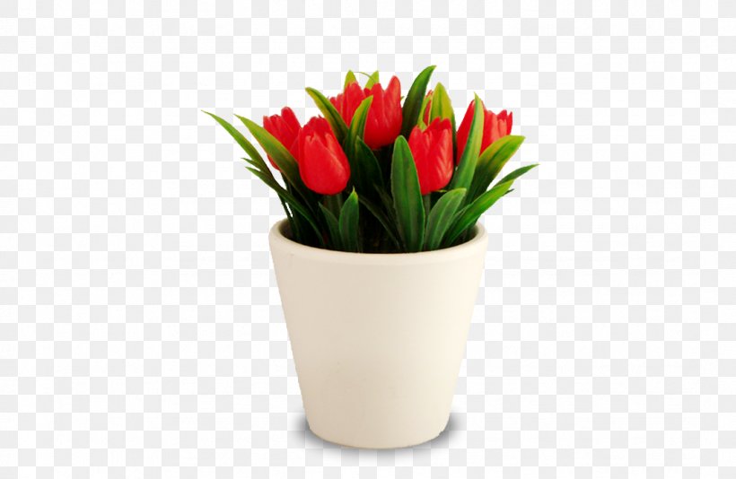 Flowerpot White Yellow Tulip Red, PNG, 1074x700px, Flowerpot, Color, Cut Flowers, Flower, Flowering Plant Download Free