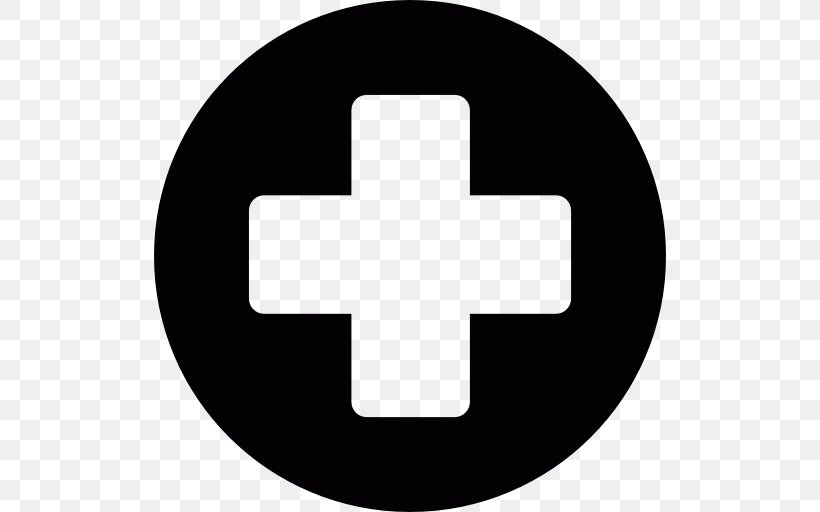 Download Symbol, PNG, 512x512px, Symbol, Black And White, Button, Cross, Medicine Download Free
