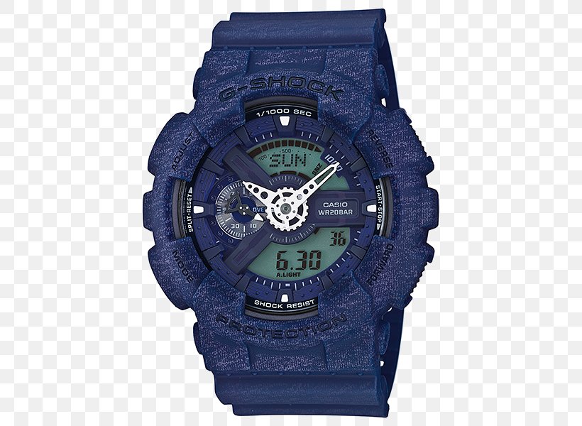 G-Shock Shock-resistant Watch Casio Blue, PNG, 500x600px, Watercolor, Cartoon, Flower, Frame, Heart Download Free