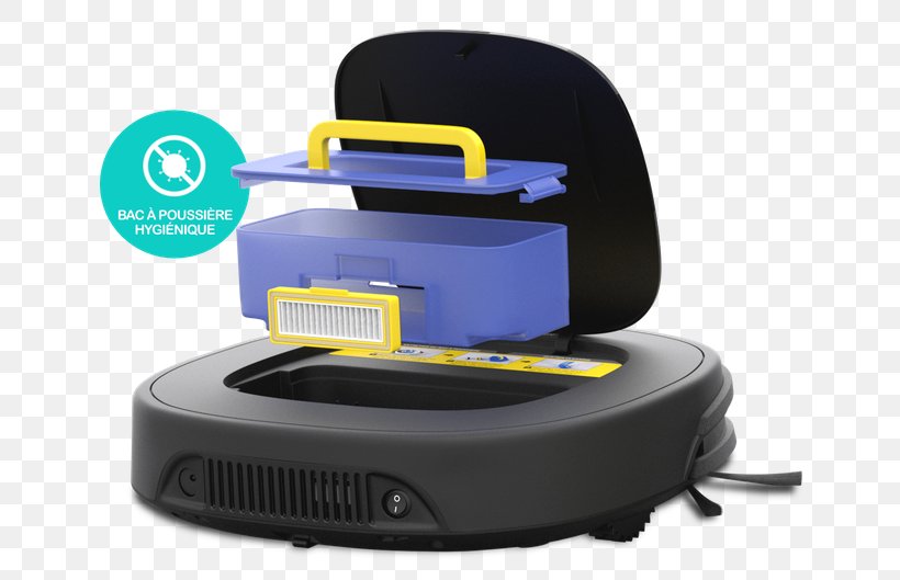 Robotic Vacuum Cleaner Robot Laveur HEPA, PNG, 650x529px, Robotic Vacuum Cleaner, Cleaning, Electronics, Electronics Accessory, Filter Download Free