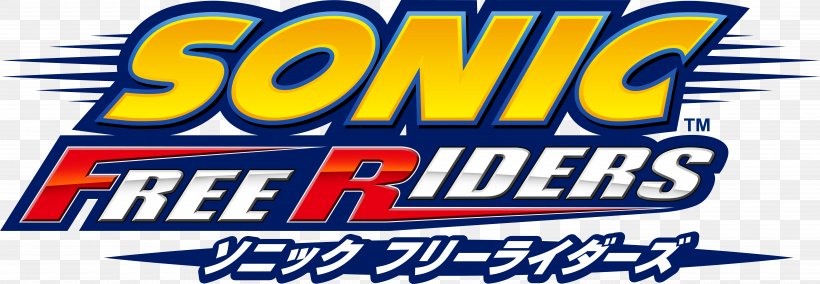 Sonic Free Riders Sonic Riders Logo Xbox 360 Brand, PNG, 7072x2454px, Sonic Free Riders, Advertising, Area, Banner, Brand Download Free