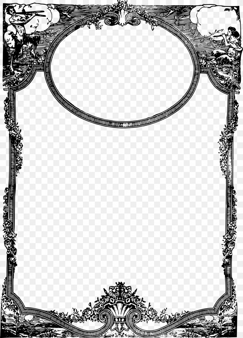 Picture Frames Clip Art, PNG, 1726x2400px, Picture Frames, Black, Black And White, Blog, Body Jewelry Download Free