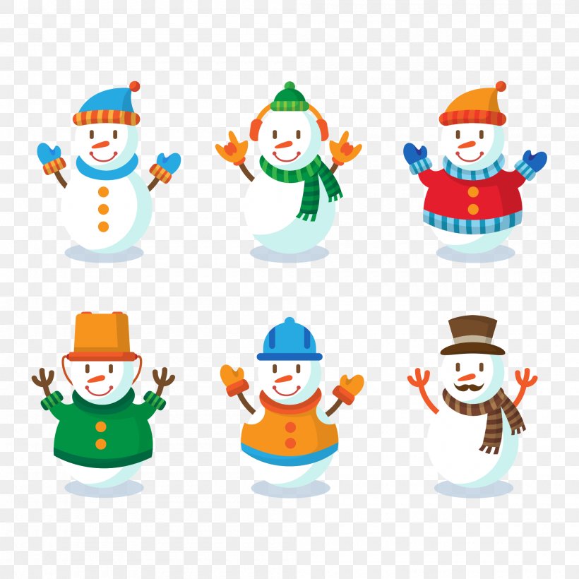 Snowman Euclidean Vector, PNG, 2000x2000px, Snowman, Animation, Artwork, Cartoon, Christmas Download Free