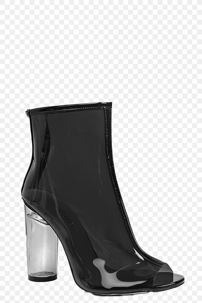 Boot High-heeled Shoe Peep-toe Shoe Absatz, PNG, 1000x1500px, Boot, Absatz, Basic Pump, Black, Clear Heels Download Free