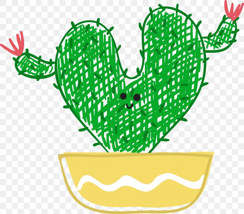 Cactus Image Clip Art Design, PNG, 2856x2500px, Cactus, Color, Flowering Plant, Flowerpot, Food Download Free