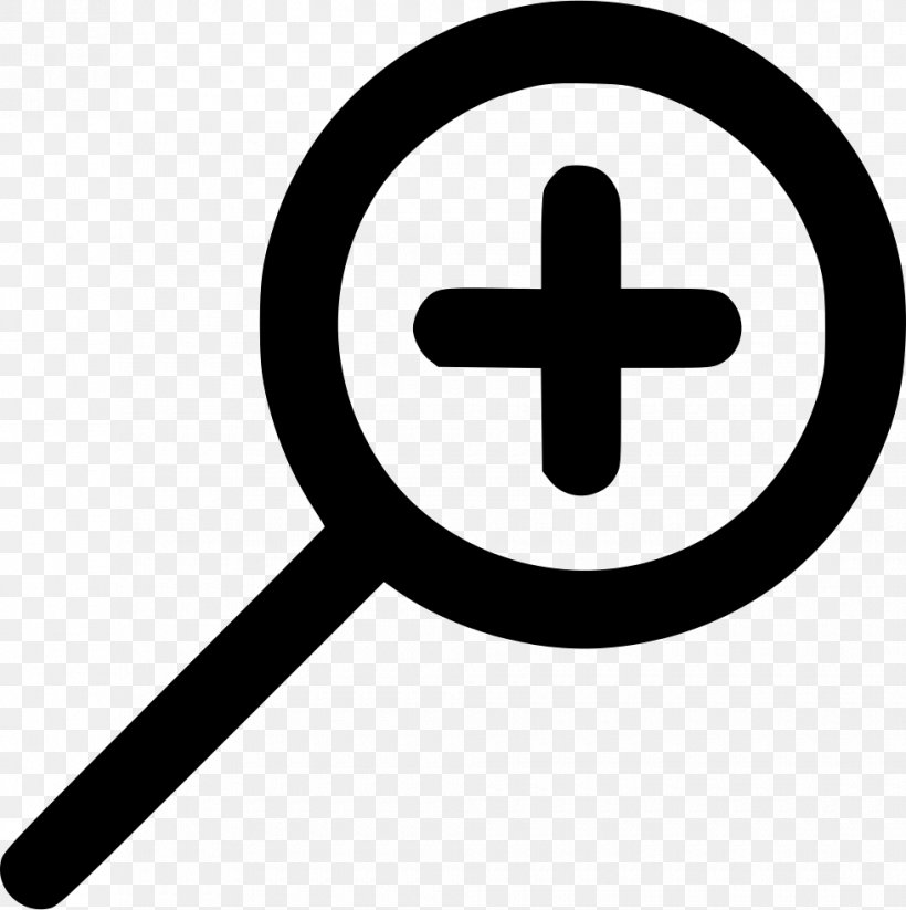 Magnifying Glass, PNG, 980x984px, Magnifying Glass, Area, Black And White, Symbol, Zoom Lens Download Free