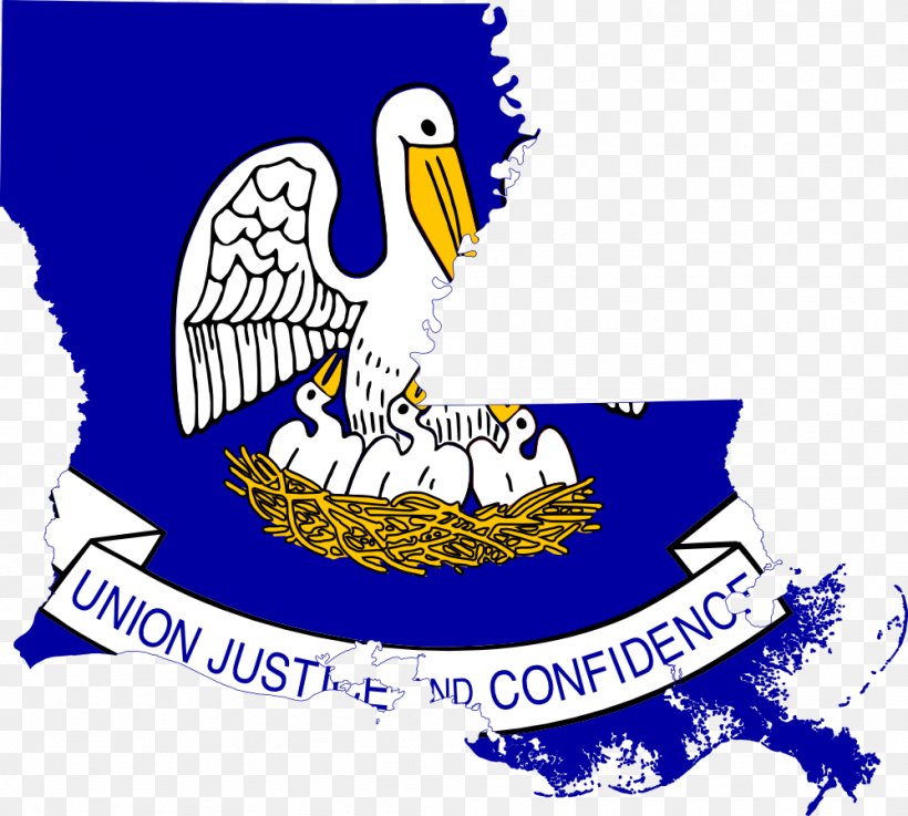 Flag Of Louisiana Map State Flag, PNG, 999x899px, Louisiana, Beak, Bird, Brand, File Negara Flag Map Download Free