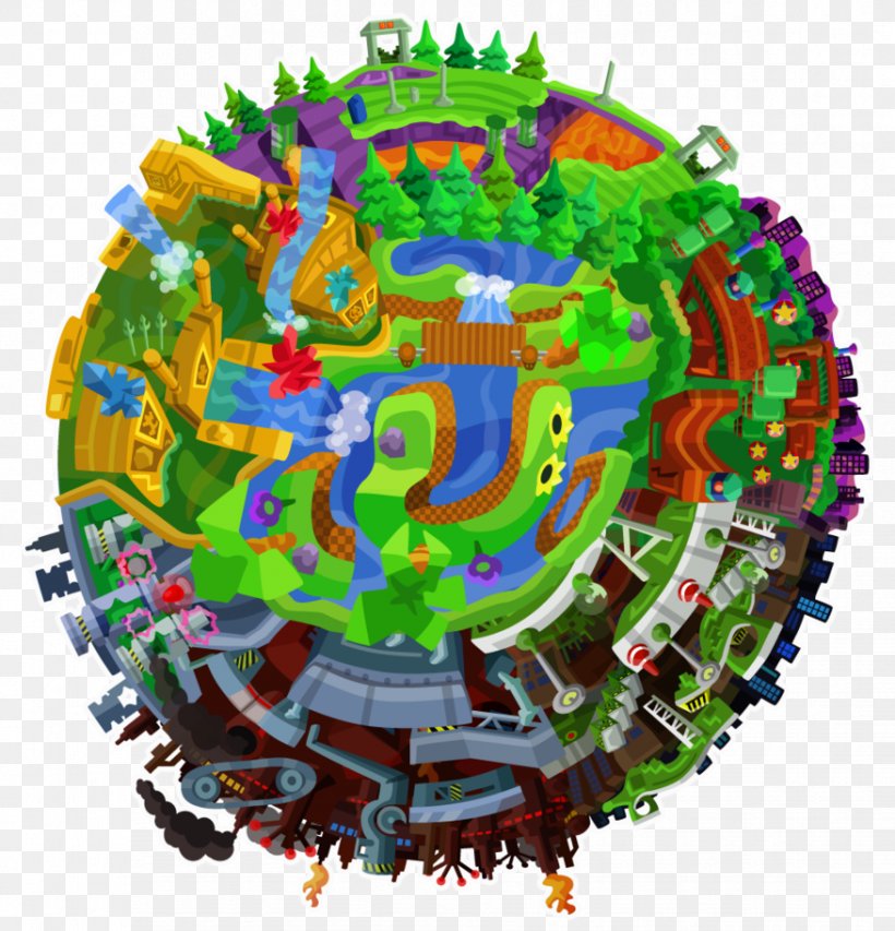 Sonic CD Sonic The Hedgehog Sonic Mania Sonic Forces Vector The Crocodile, PNG, 876x912px, Sonic Cd, Art, Drawing, Globe, Green Hill Zone Download Free