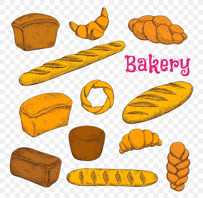 Bakery Rye Bread Bagel Croissant Baguette, PNG, 800x800px, Bakery, Bagel, Baguette, Baking, Bread Download Free