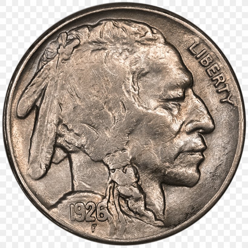 Dime Buffalo Nickel Obverse And Reverse Coin, PNG, 1000x1000px, Dime, American Bison, Bronze, Buffalo Nickel, Coin Download Free