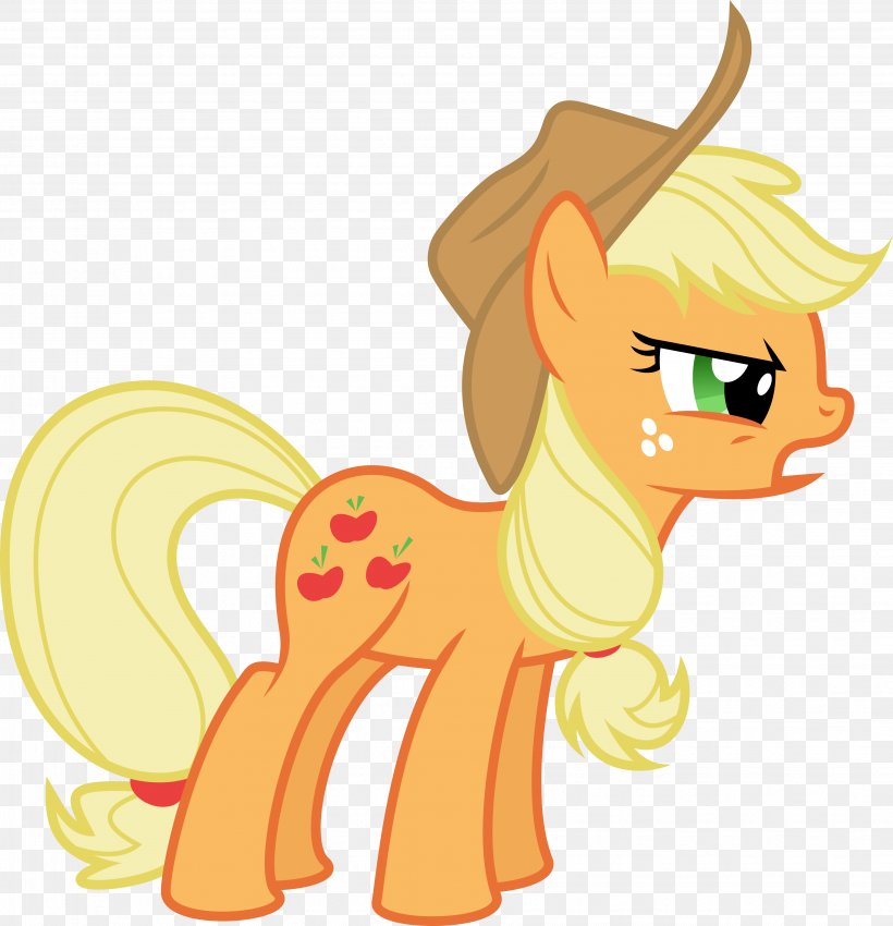 Ponyville Applejack Horse Vexel, PNG, 3916x4063px, Pony, Animal Figure, Apple, Applejack, Cartoon Download Free