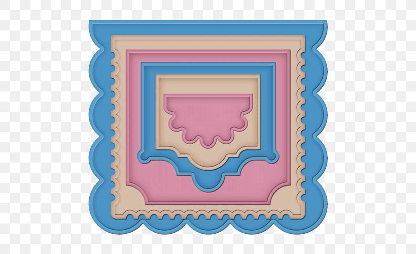 Spellbinders Grand Calibur Nestabilities Dies, Creative Book Pages Spell Binders Product Picture Frames, PNG, 500x500px, Picture Frames, Blue, Label, Picture Frame, Pink Download Free