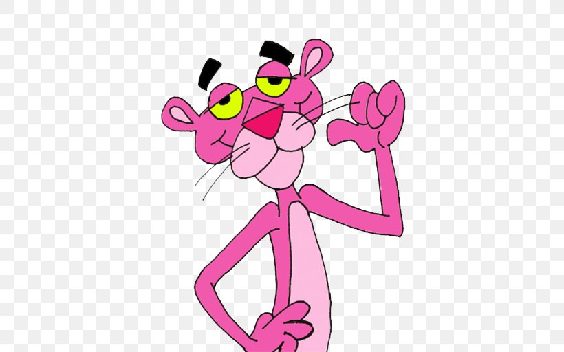 The Pink Panther Animation Cartoon, PNG, 512x512px, Watercolor, Cartoon, Flower, Frame, Heart Download Free