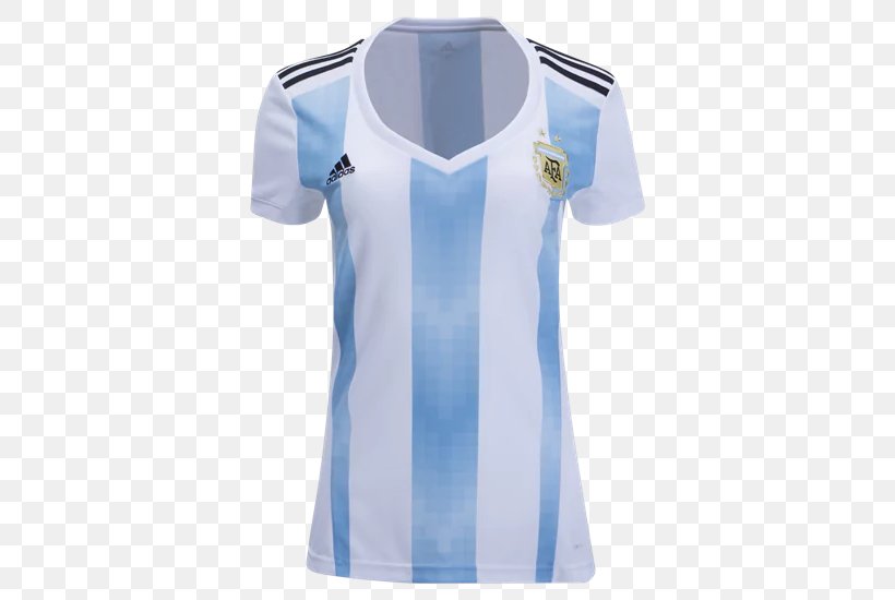Argentina National Football Team 2018 FIFA World Cup T-shirt Jersey, PNG, 550x550px, 2018 Fifa World Cup, Argentina National Football Team, Active Shirt, Adidas, Argentina At The Fifa World Cup Download Free