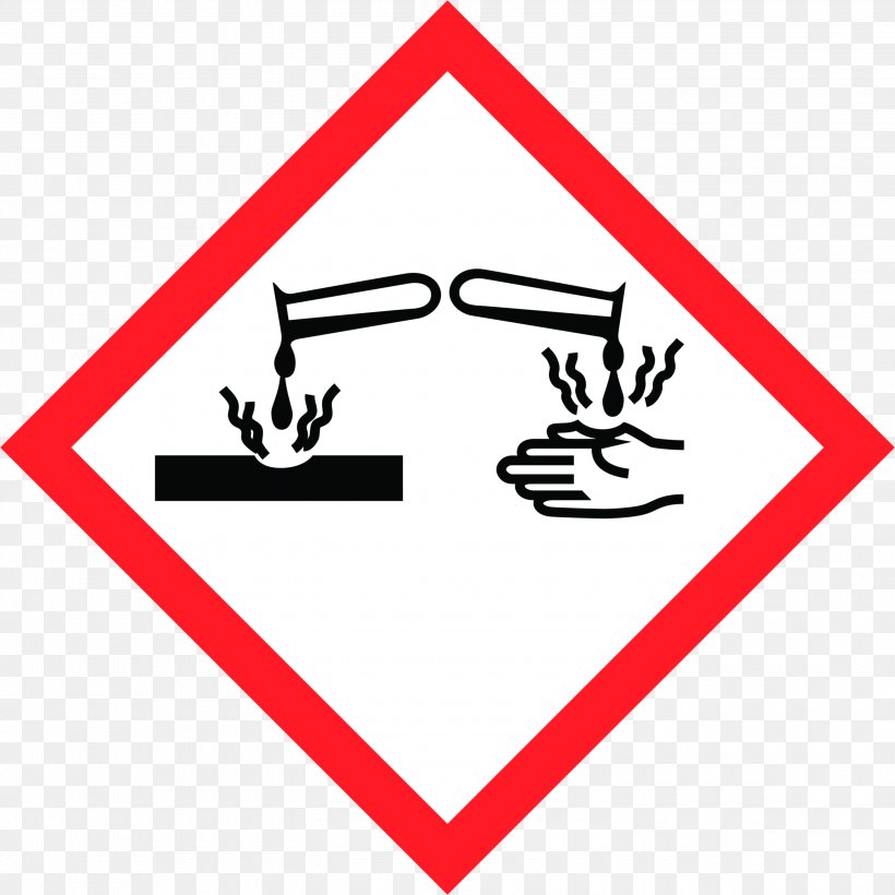Globally Harmonized System Of Classification And Labelling Of Chemicals GHS Hazard Pictograms Corrosive Substance CLP Regulation, PNG, 3000x3000px, Ghs Hazard Pictograms, Area, Brand, Chemical Substance, Clp Regulation Download Free