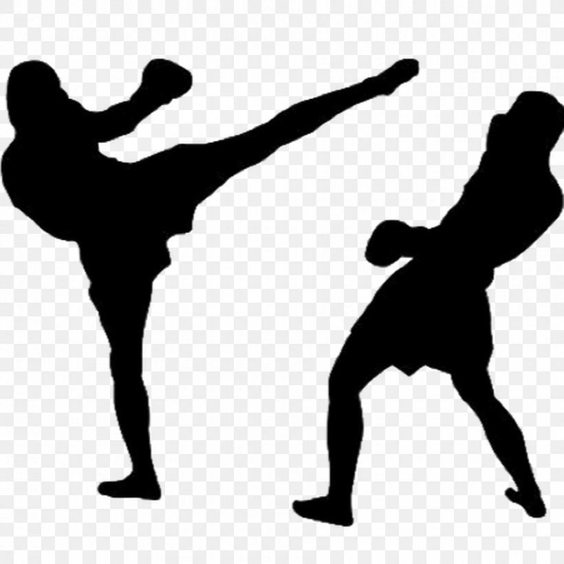 Kickboxing Muay Thai Karate, PNG, 900x900px, Kickboxing, Aerobic Kickboxing, Black And White, Boxing, Grappling Download Free