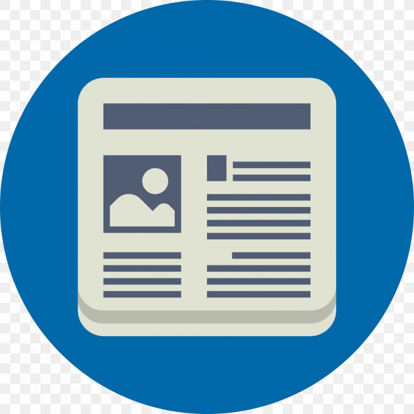 Newspaper News Media United States Google News, PNG, 1000x1000px, News, Area, Article, Blue, Brand Download Free