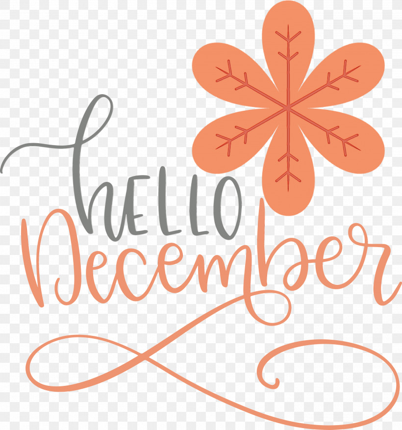 Petal Flower Meter Line Geometry, PNG, 2805x3000px, Hello December, December, Flower, Geometry, Line Download Free