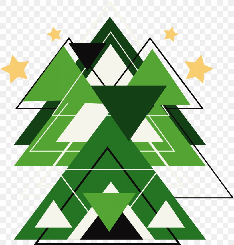 Triangle Geometry, PNG, 1014x1062px, Triangle, Area, Artworks, Christmas Tree, Decorative Arts Download Free
