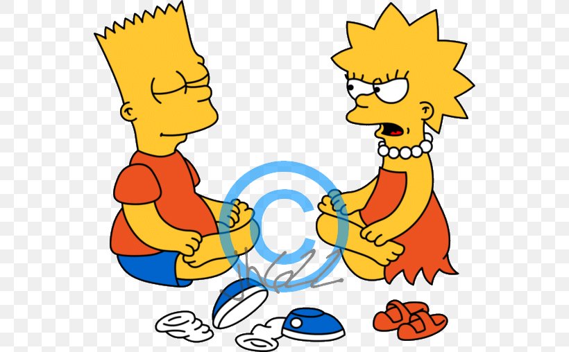 Bart Simpson Lisa Simpson Homer Simpson Cartoon, PNG, 550x508px, Bart Simpson, Area, Art, Artist, Artwork Download Free