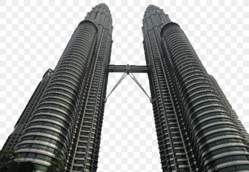 Petronas Towers Kuala Lumpur City Centre Willis Tower Taipei 101 World Trade Center, PNG, 955x660px, Kuala Lumpur Tower, Architecture, Automotive Tire, Black And White, Building Download Free
