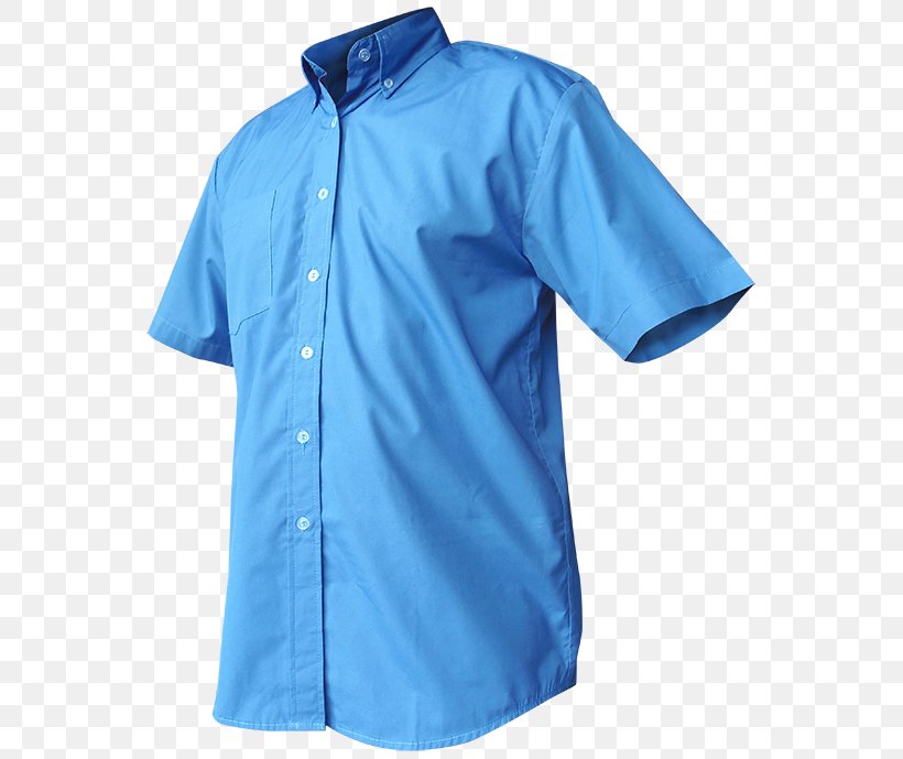 Shirt Textile Cotton Clothing Sleeve, PNG, 567x689px, Shirt, Active Shirt, Blouse, Blue, Button Download Free
