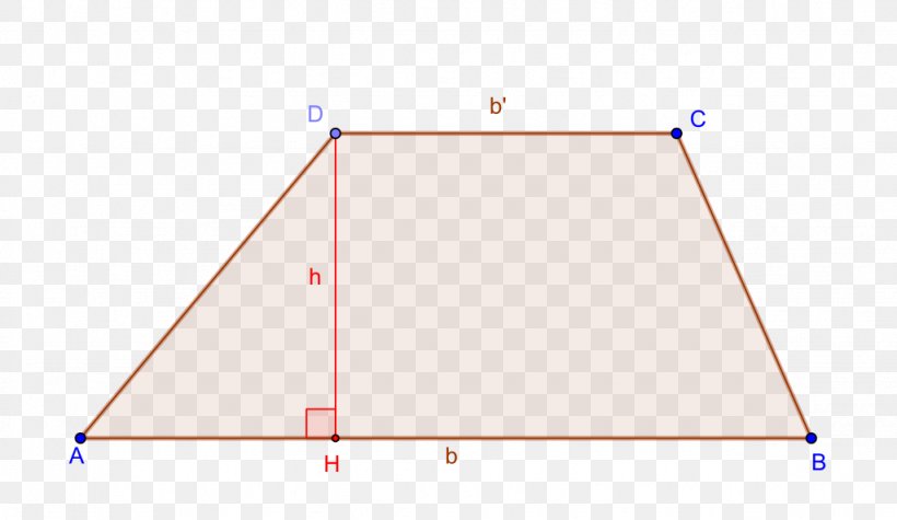 Trapezoid Area Triangle Quadrilateral Formula, PNG, 1024x594px, Trapezoid, Aire De Surfaces Usuelles, Altezza, Area, Diagram Download Free