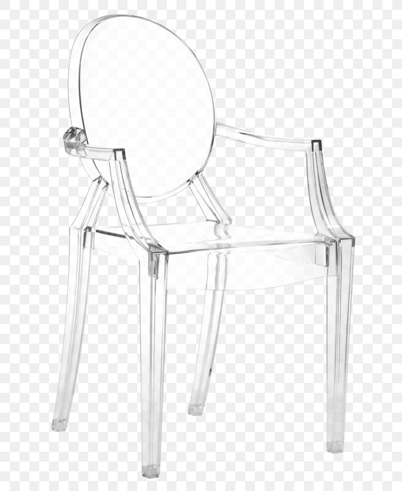 Cadeira Louis Ghost Chair Furniture Dining Room Kartell, PNG, 761x1000px, Cadeira Louis Ghost, Armrest, Black And White, Chair, Chaise Longue Download Free