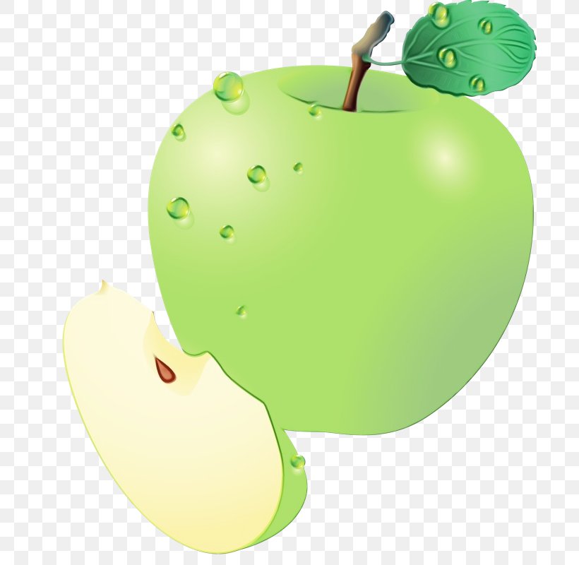 Granny Smith Green Apple Fruit Clip Art, PNG, 714x800px, Watercolor, Apple, Food, Fruit, Granny Smith Download Free