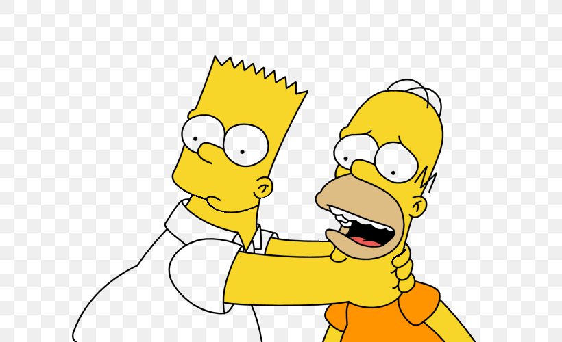 Bart Simpson Homer Simpson Marge Simpson Maggie Simpson Barney Gumble, PNG, 667x500px, Bart Simpson, Area, Barney Gumble, Beak, Cartoon Download Free