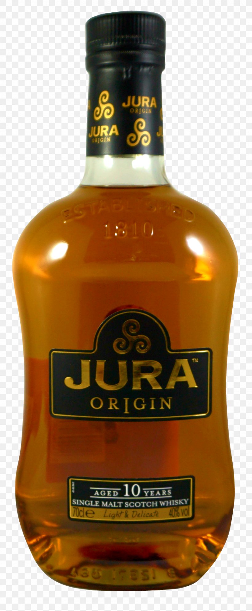 Liqueur Whiskey Glass Bottle Scotch Whisky Isle Of Jura 10 Year Old, PNG, 860x2081px, Liqueur, Alcoholic Beverage, Bottle, Box, Distilled Beverage Download Free