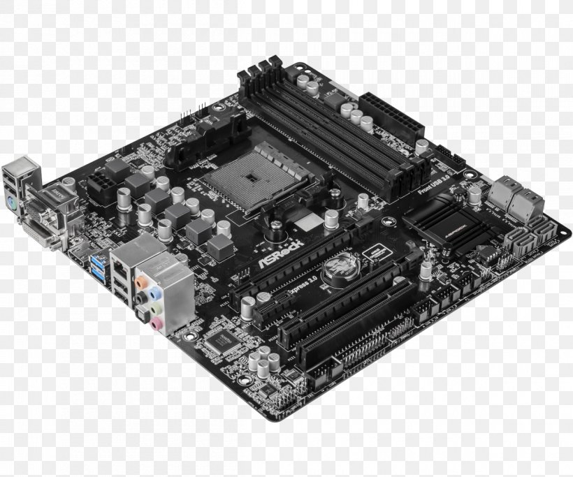 MicroATX Socket FM2+ Motherboard, PNG, 1200x1000px, Microatx, Advanced Micro Devices, Asrock, Atx, Computer Component Download Free