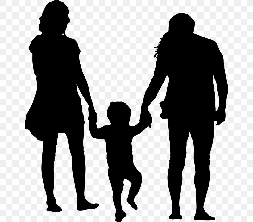 Silhouette Clip Art, PNG, 659x720px, Silhouette, Aggression, Black And White, Child, Family Download Free
