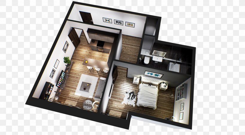 RopeWalks, Liverpool House Studio Apartment Liverpool City Centre, PNG, 4000x2202px, 3d Floor Plan, House, Apartment, Bedroom, Cheap Download Free