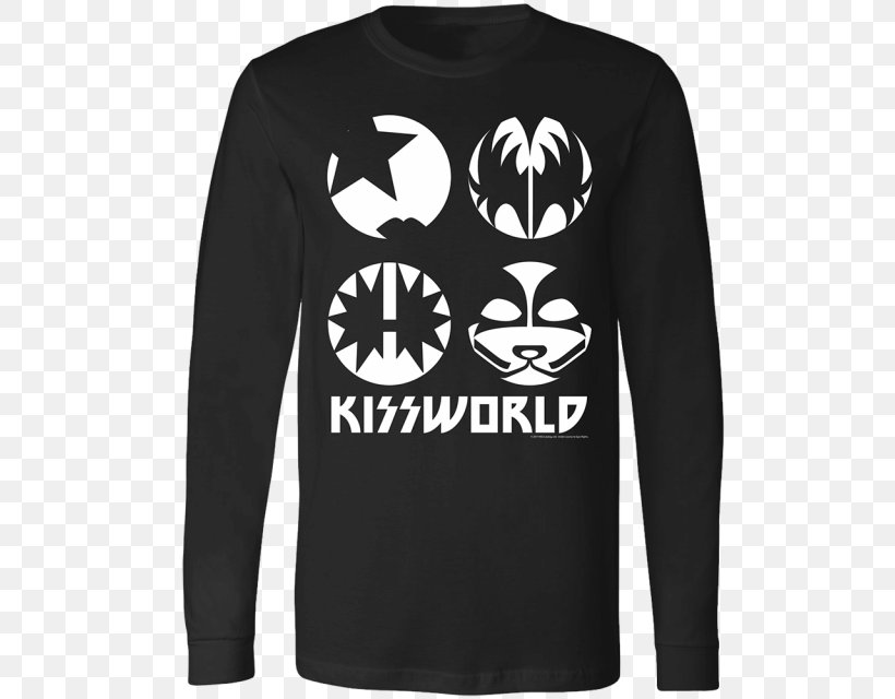 Kissworld Tour T-shirt Hoodie, PNG, 640x640px, Kissworld Tour, Active Shirt, Black, Brand, Clothing Download Free