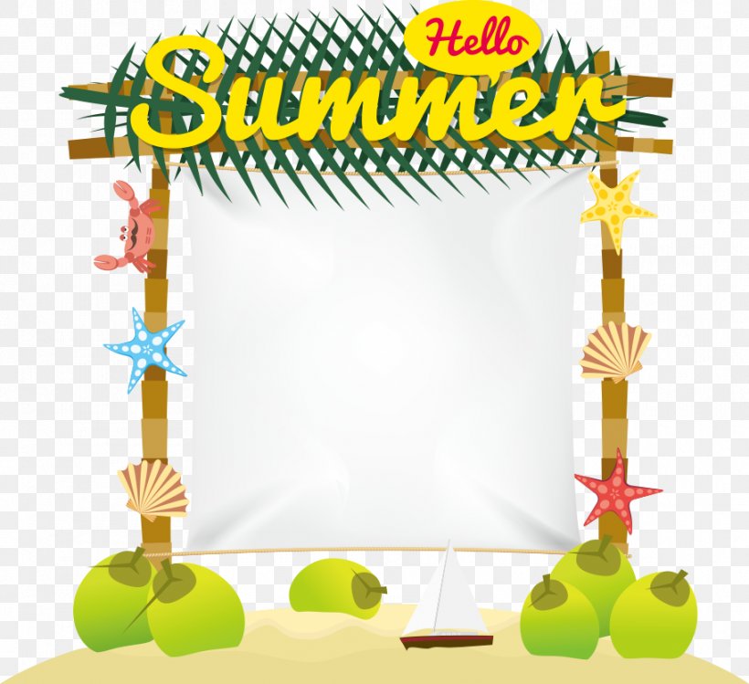 Summer Euclidean Vector, PNG, 911x833px, Summer, Photography, Picture Frame, Poster, Shutterstock Download Free