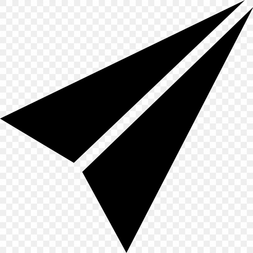 Airplane Paper Symbol, PNG, 980x980px, Airplane, Black, Black And White, Logo, Monochrome Download Free